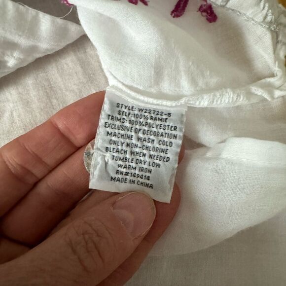 Johnny Was Coralie Oversized Weekend Tunic W22722-5 Women’s SIZE MED Embroidered - Picture 11 of 14